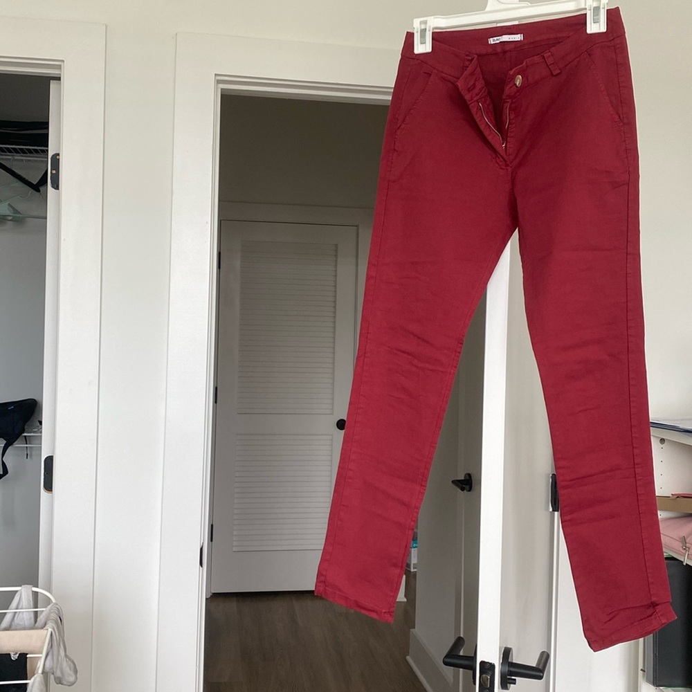 Red pants
